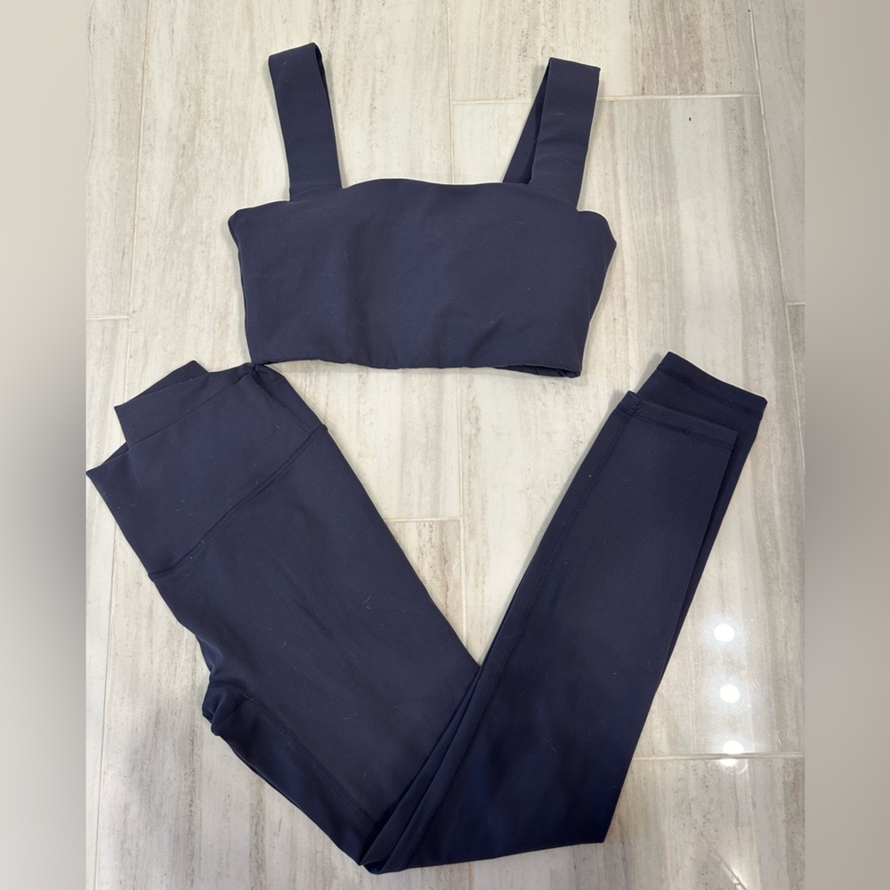 PARAGON fitwear set. Size small. Color is grayish blue.